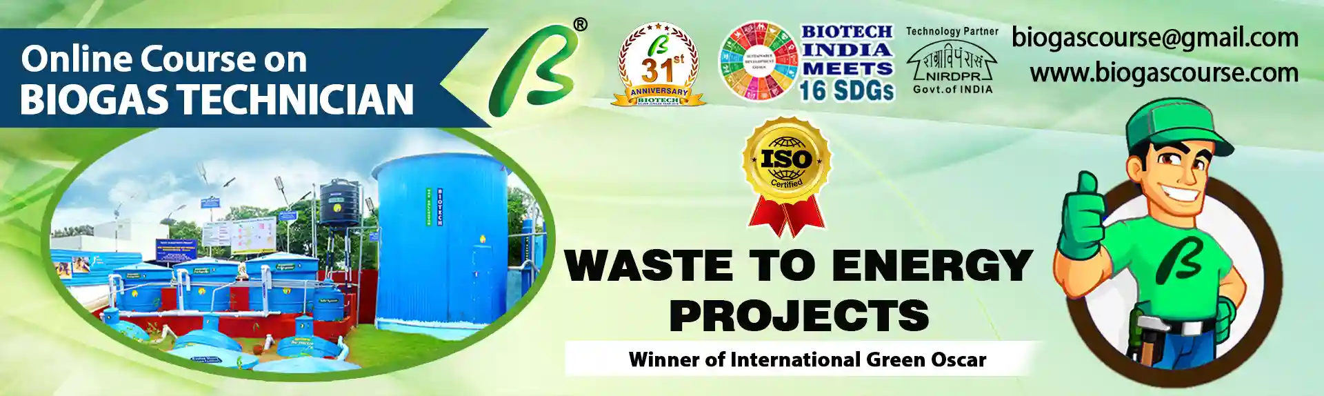 Course on Biogas technician