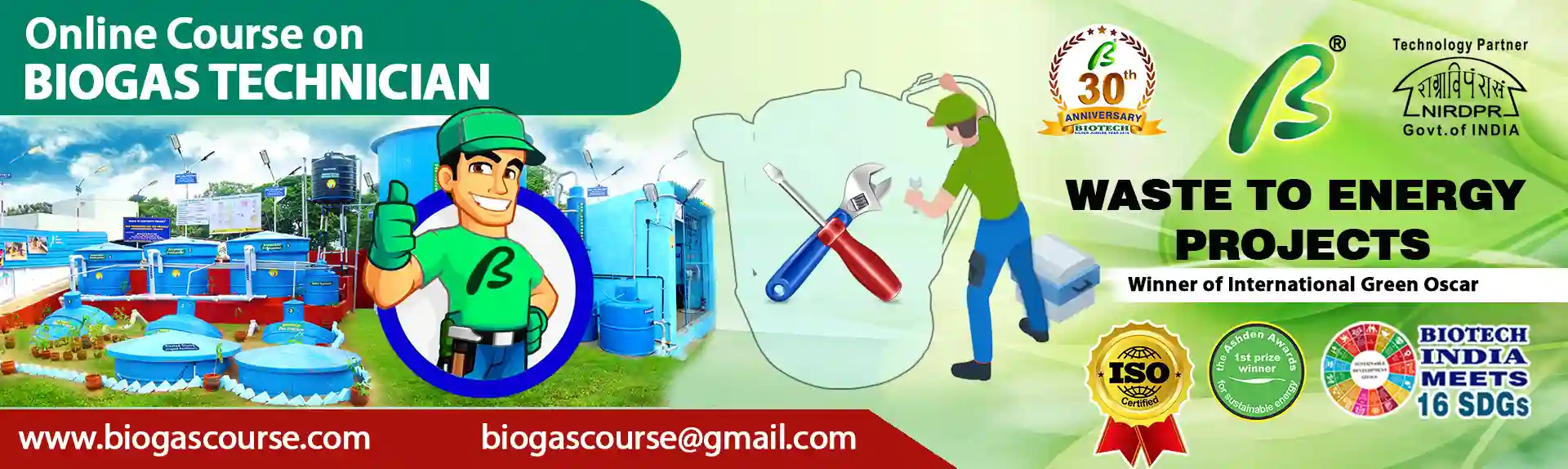 Course on Biogas technician