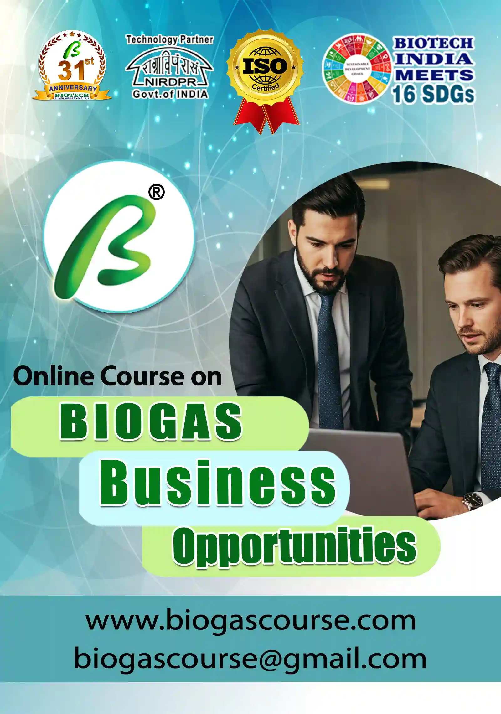 Course on Business on Biogas technology