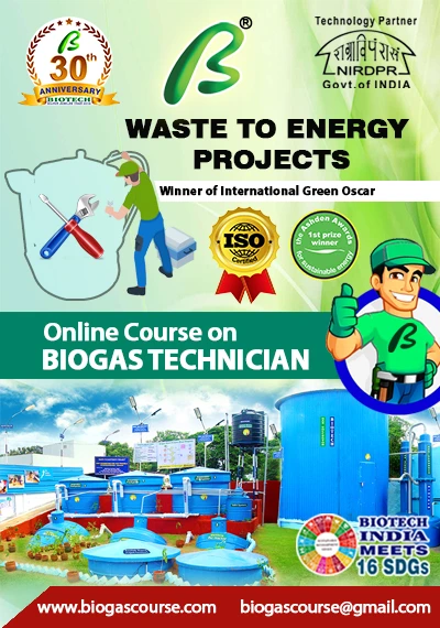 Course on Business on Biogas technology