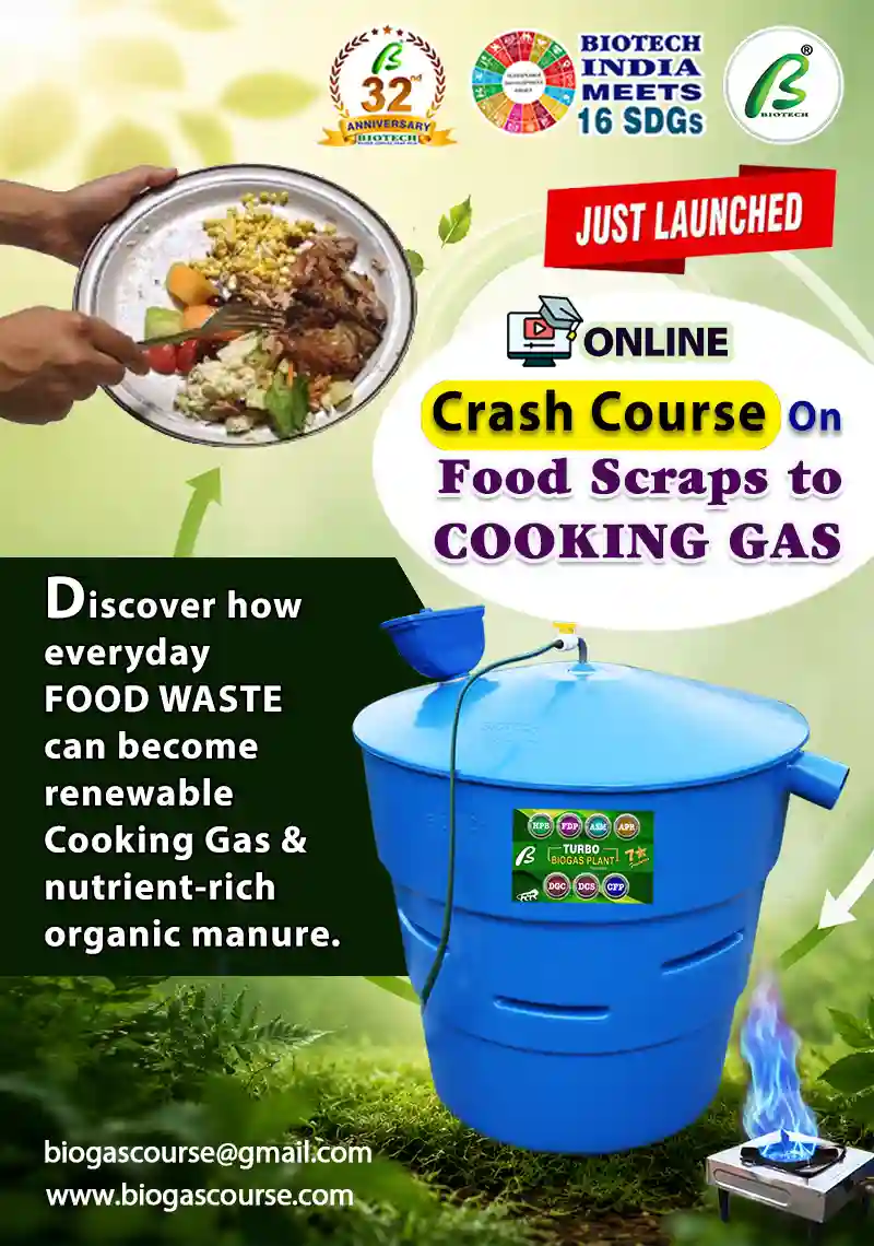 Crash Course on Food Scrapes to Cooking Gas